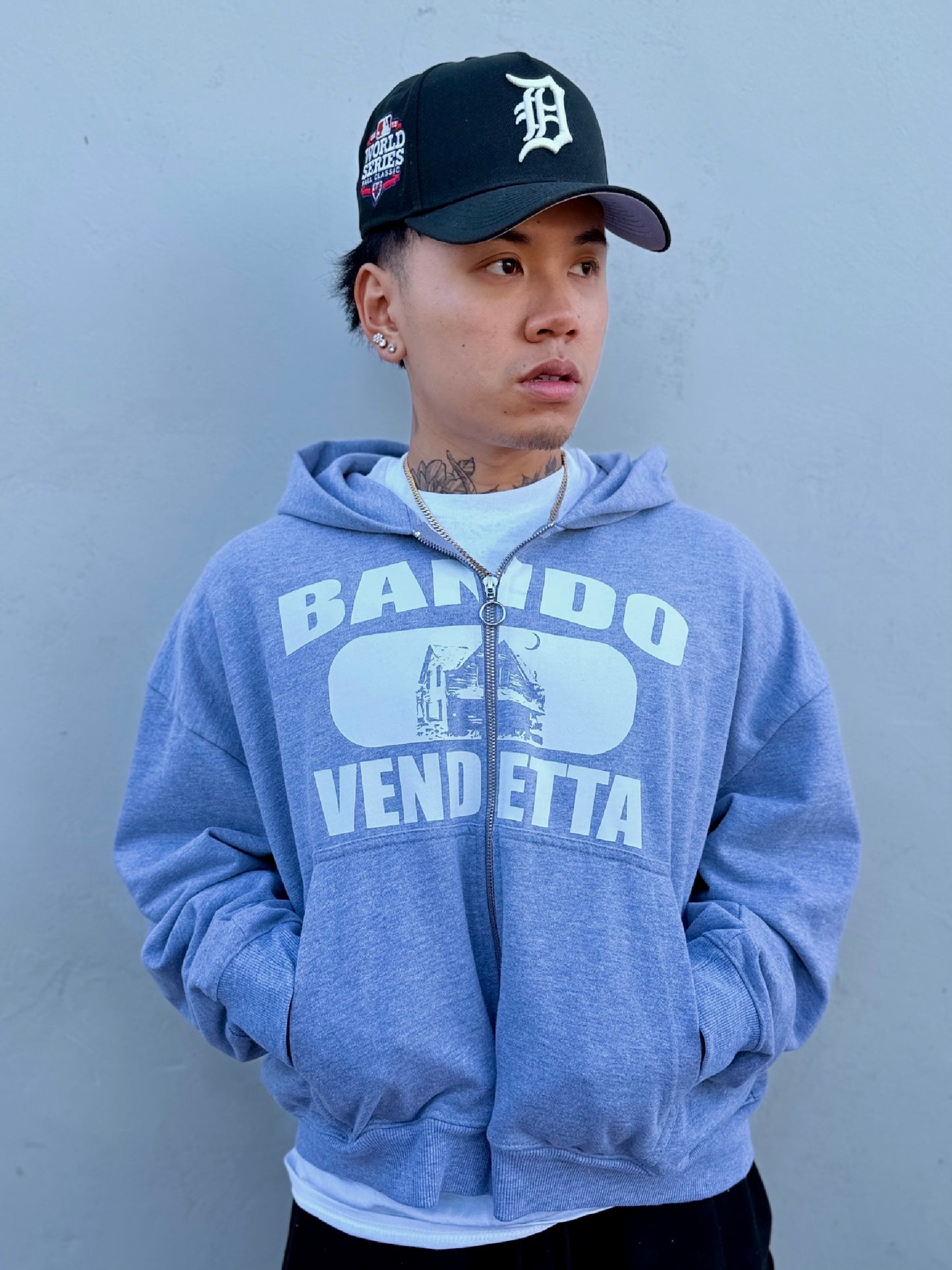 CLASSIC ZIP UP ( GREY )